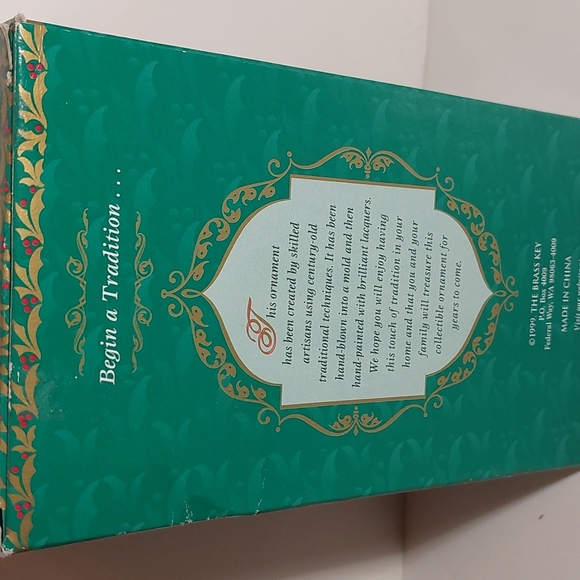 Vintage GLASS CHRISTMAS ORNAMENT 1999 LIMITED EDITION - Picture 6 of 8